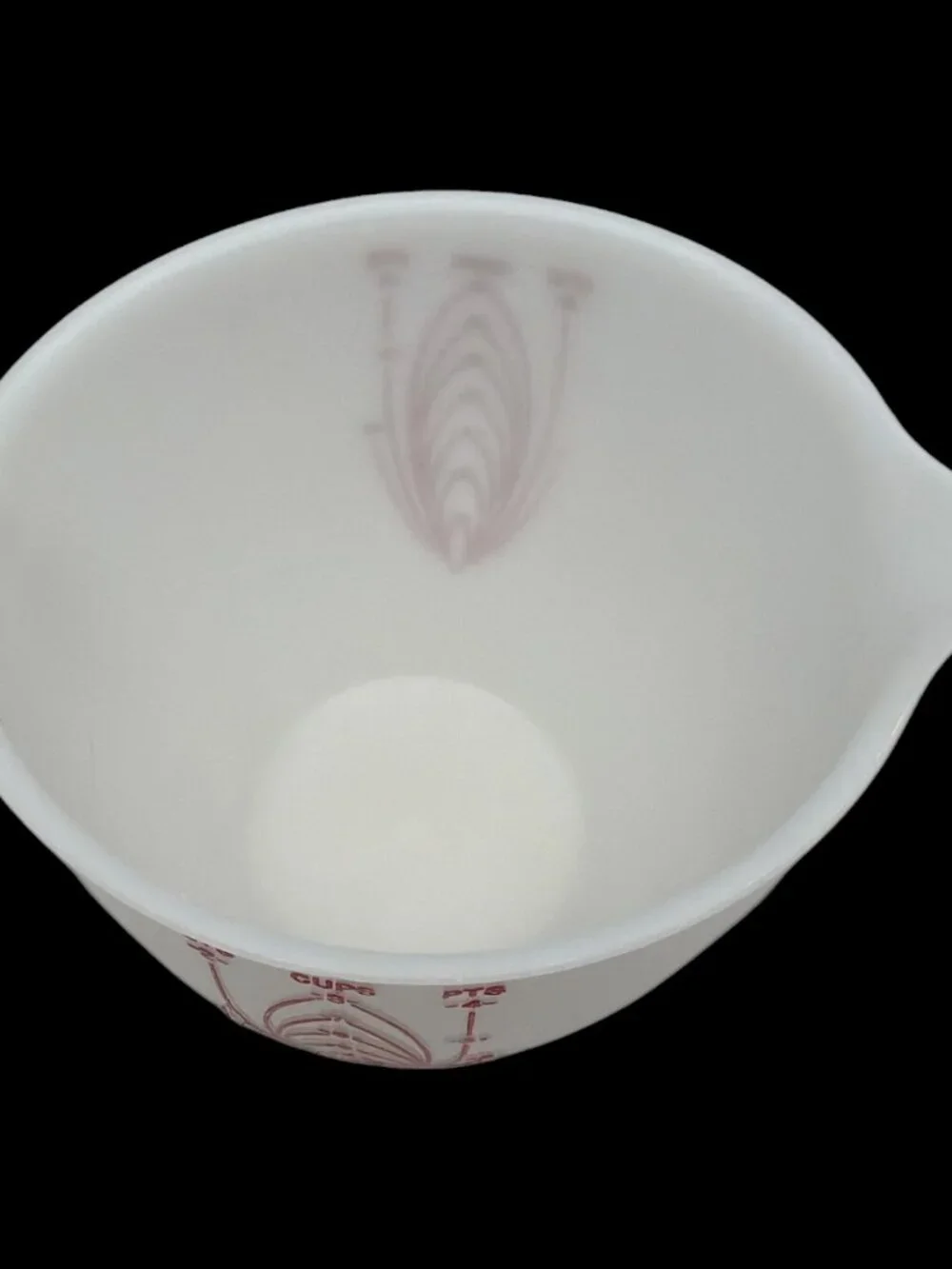 Tupperware Mix N Stor 8‎ Cup 2 Qts 4 Pts Measuring Bowl 500-7 EUC 1970s